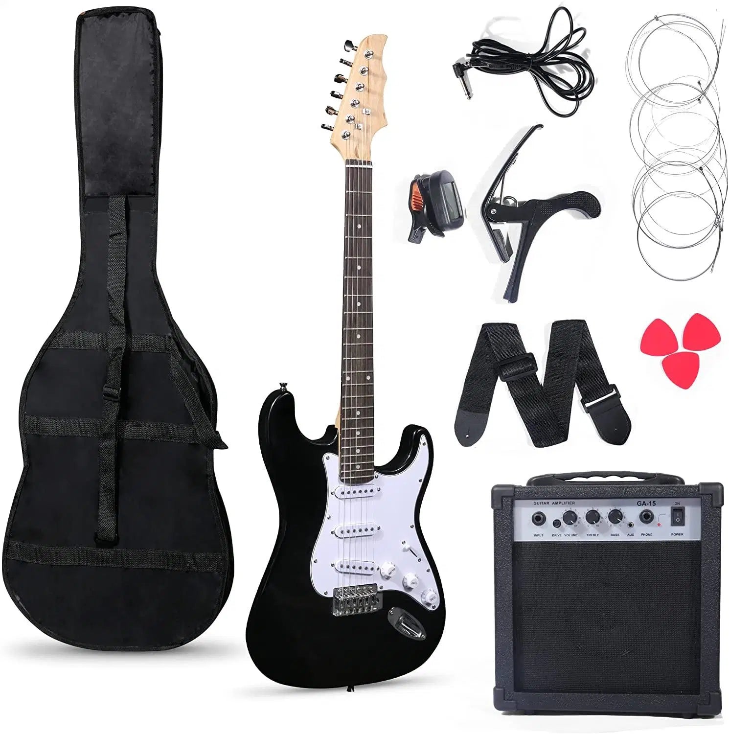 Unleash Your Inner Guitarist with the 39 Inch Electric Guitar Starter Kit!