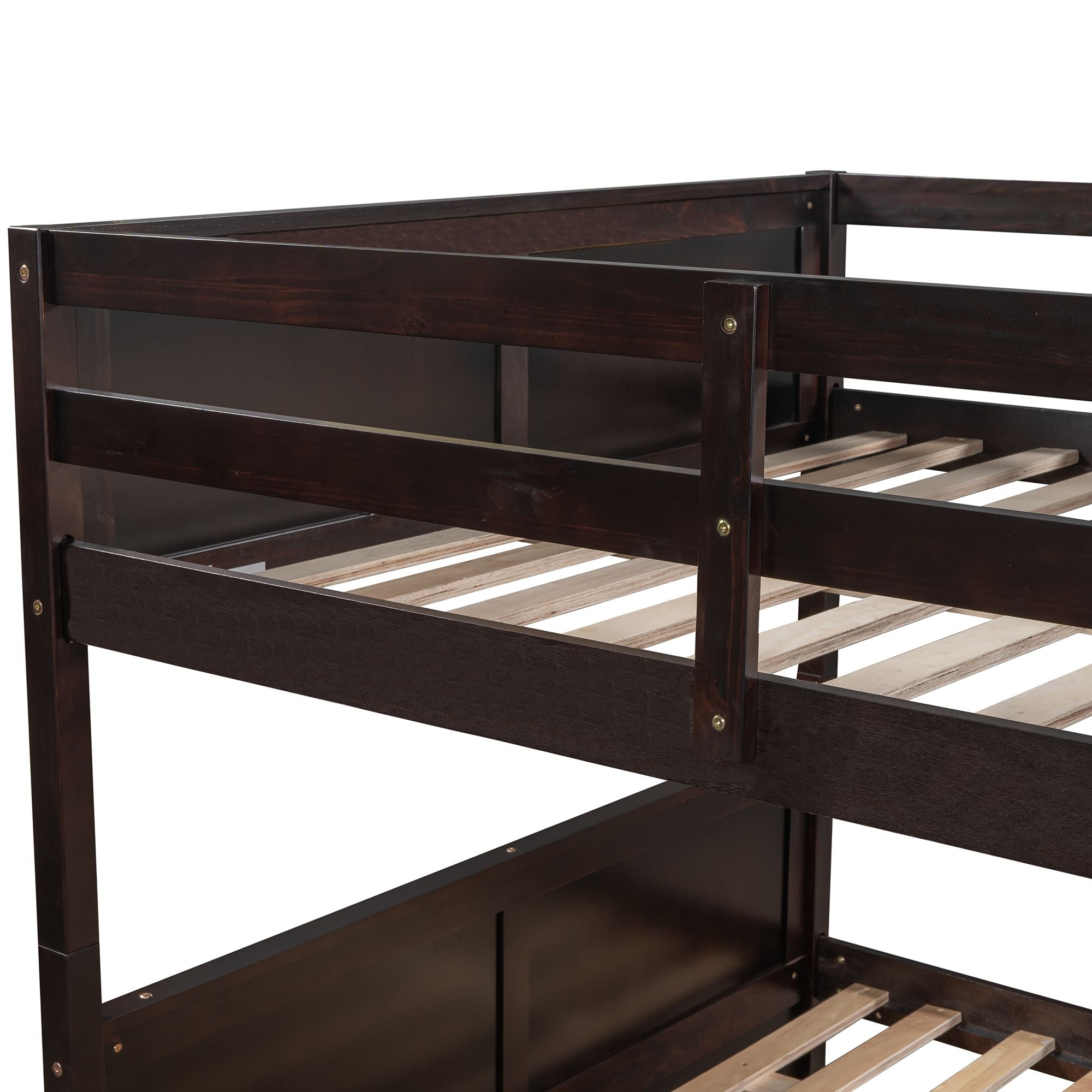 Full Over Full Bunk Bed with Twin Size Trundle