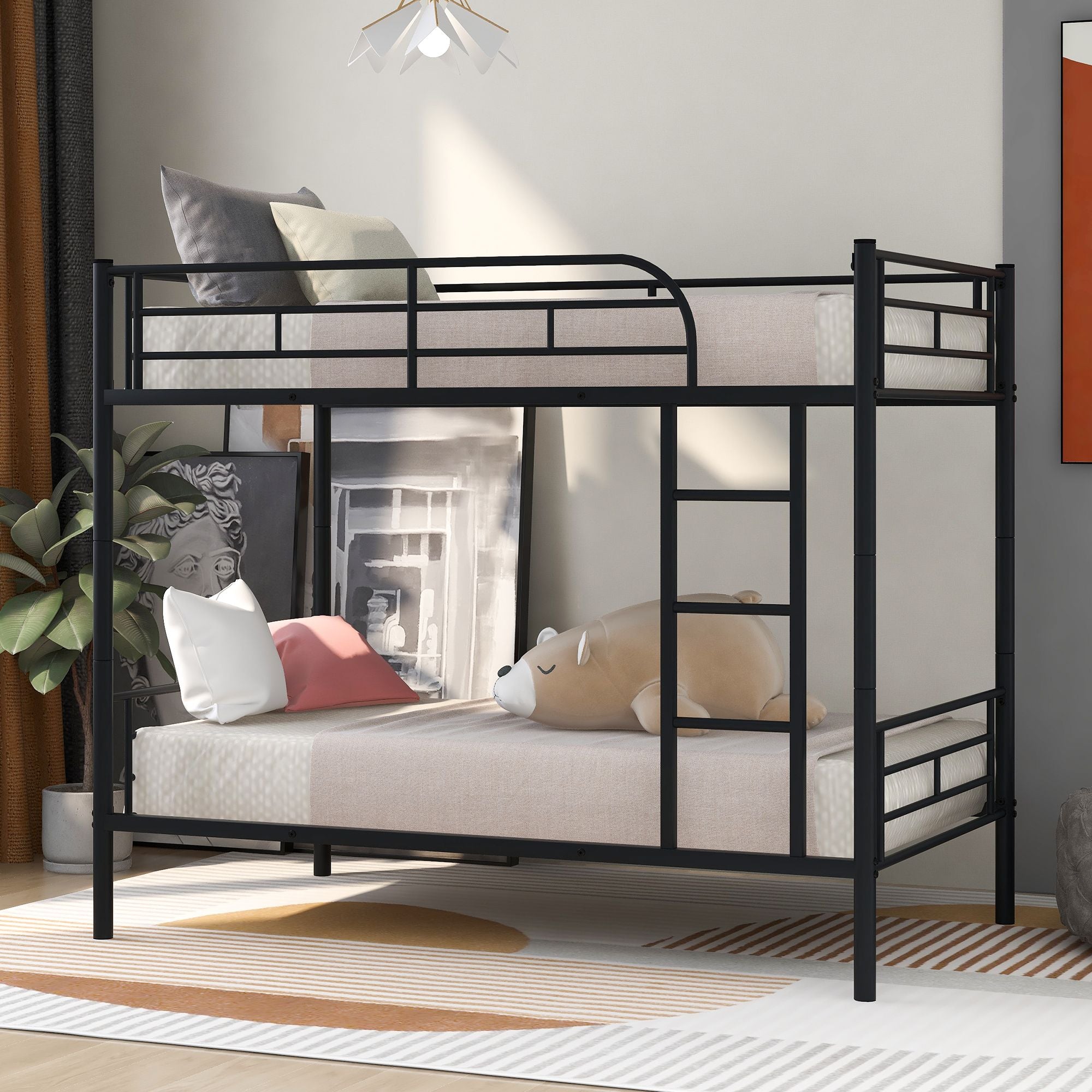 Twin Over Twin Metal Bunk Bed