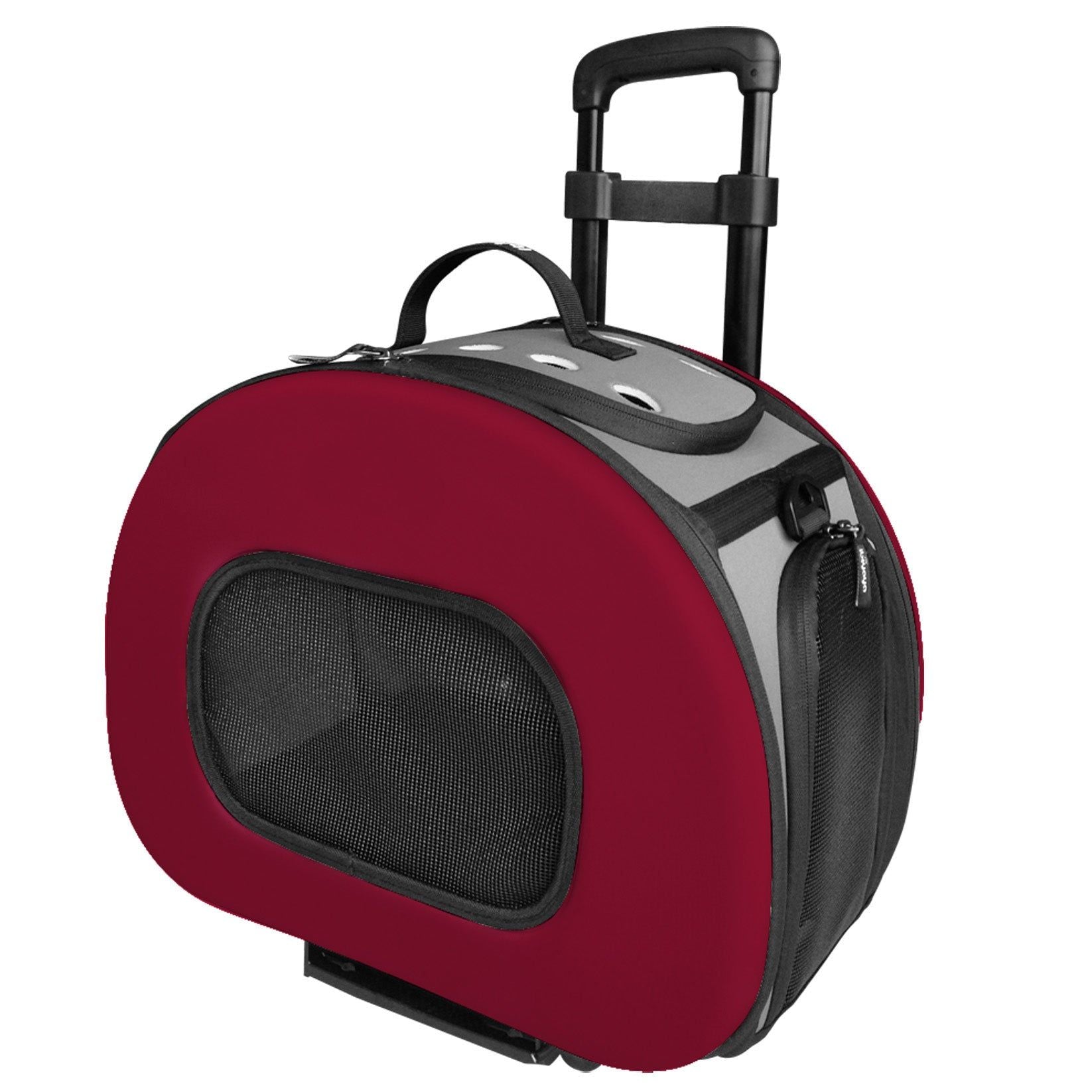 Tough-Shell Wheeled Collapsible Pet Carrier - Final Destination Travel Carrier for Dogs & Cats