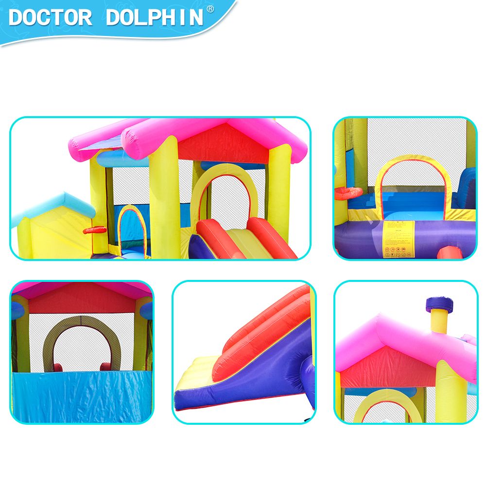 420D and 840D Inflatable Bounce House Bouncy House w/ Slide and 350W Blower