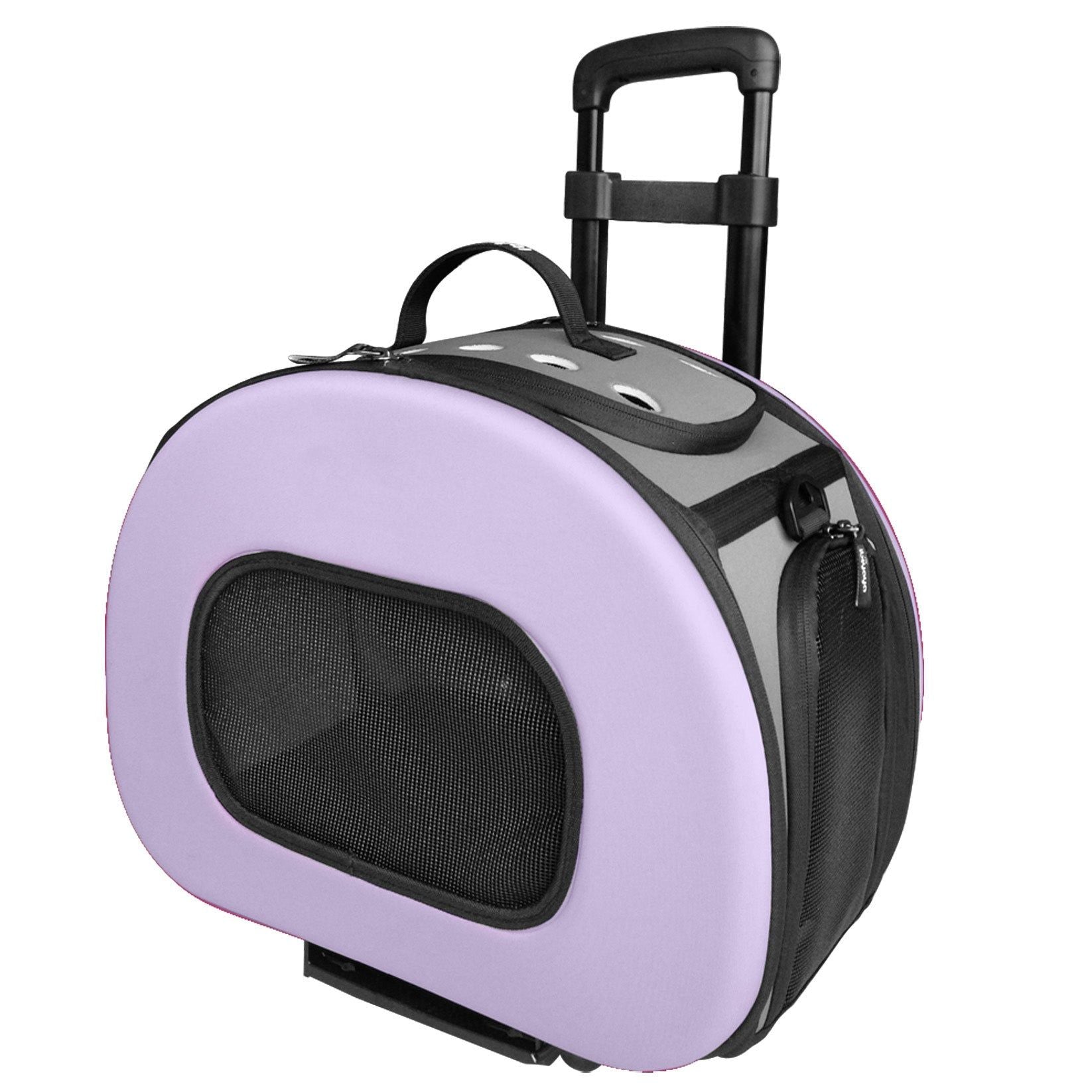 Tough-Shell Wheeled Collapsible Pet Carrier - Final Destination Travel Carrier for Pets