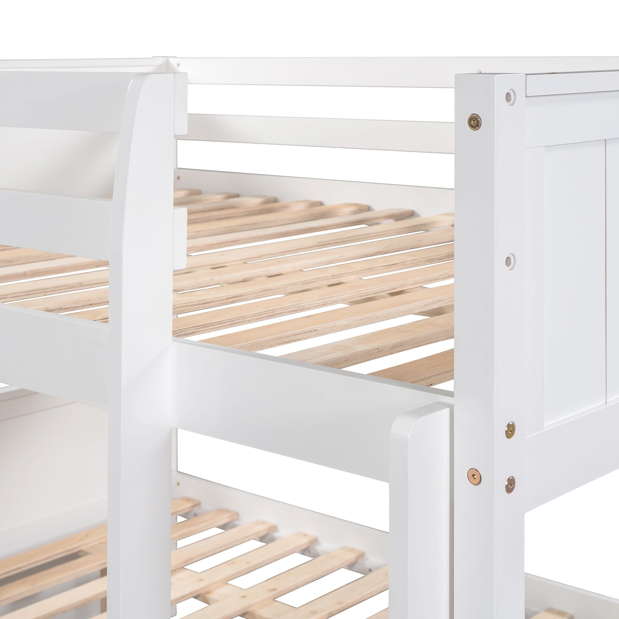 Full Over Full Bunk Bed with Twin Size Trundle