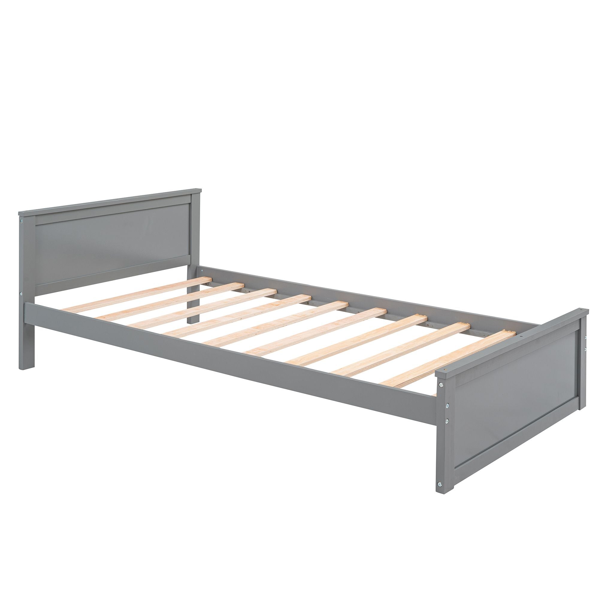 Twin size Loft Bed with a Stand-alone bed;  Shelves; Desk; and Wardrobe