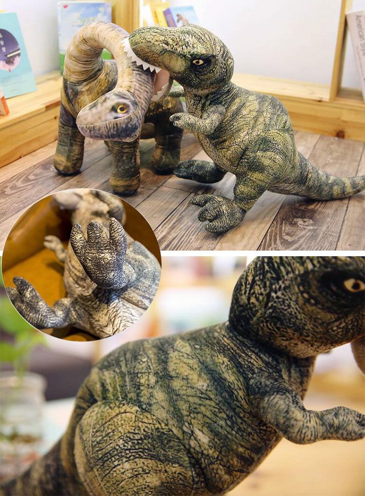 Simulation Seismosaurus Stuffed Pillow Dinosaur Plush Toy for Kids Festival Gift Home Decor