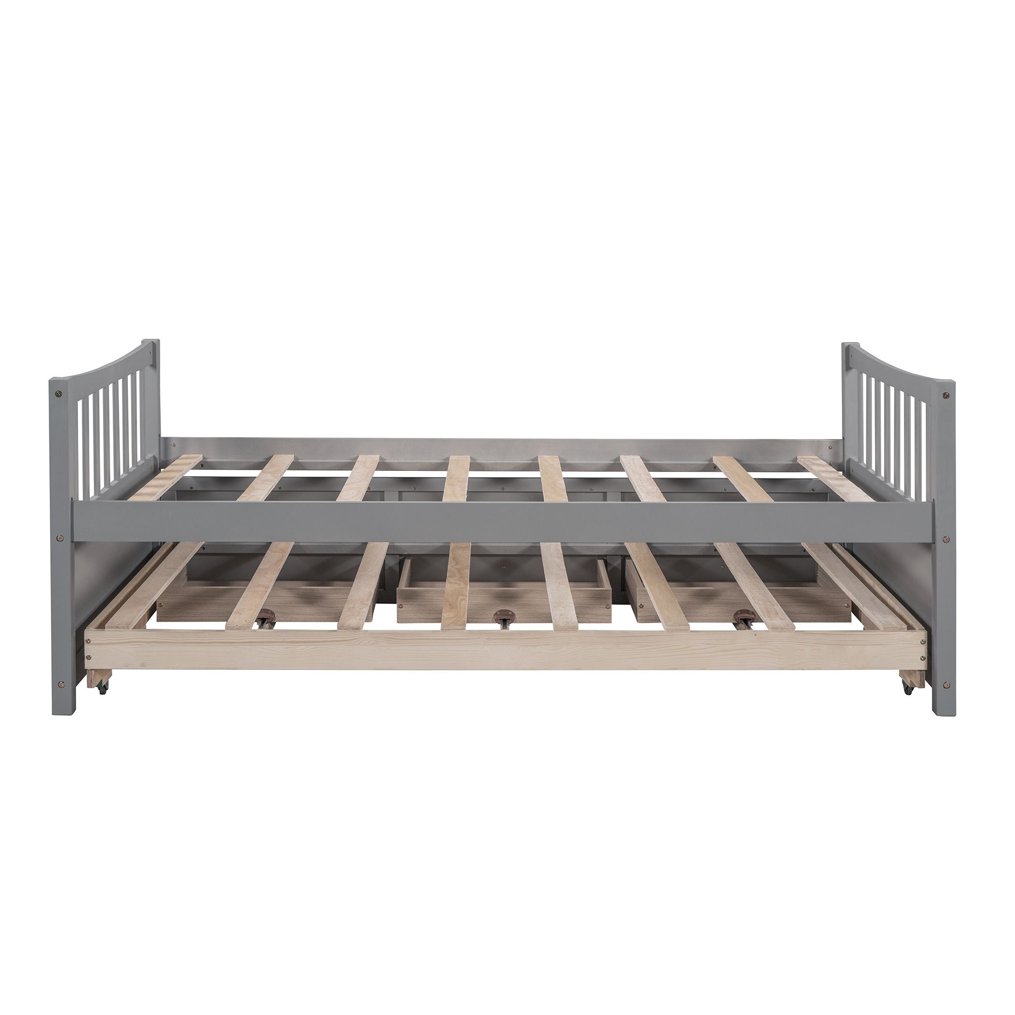 Daybed with Trundle and Drawers;  Twin Size