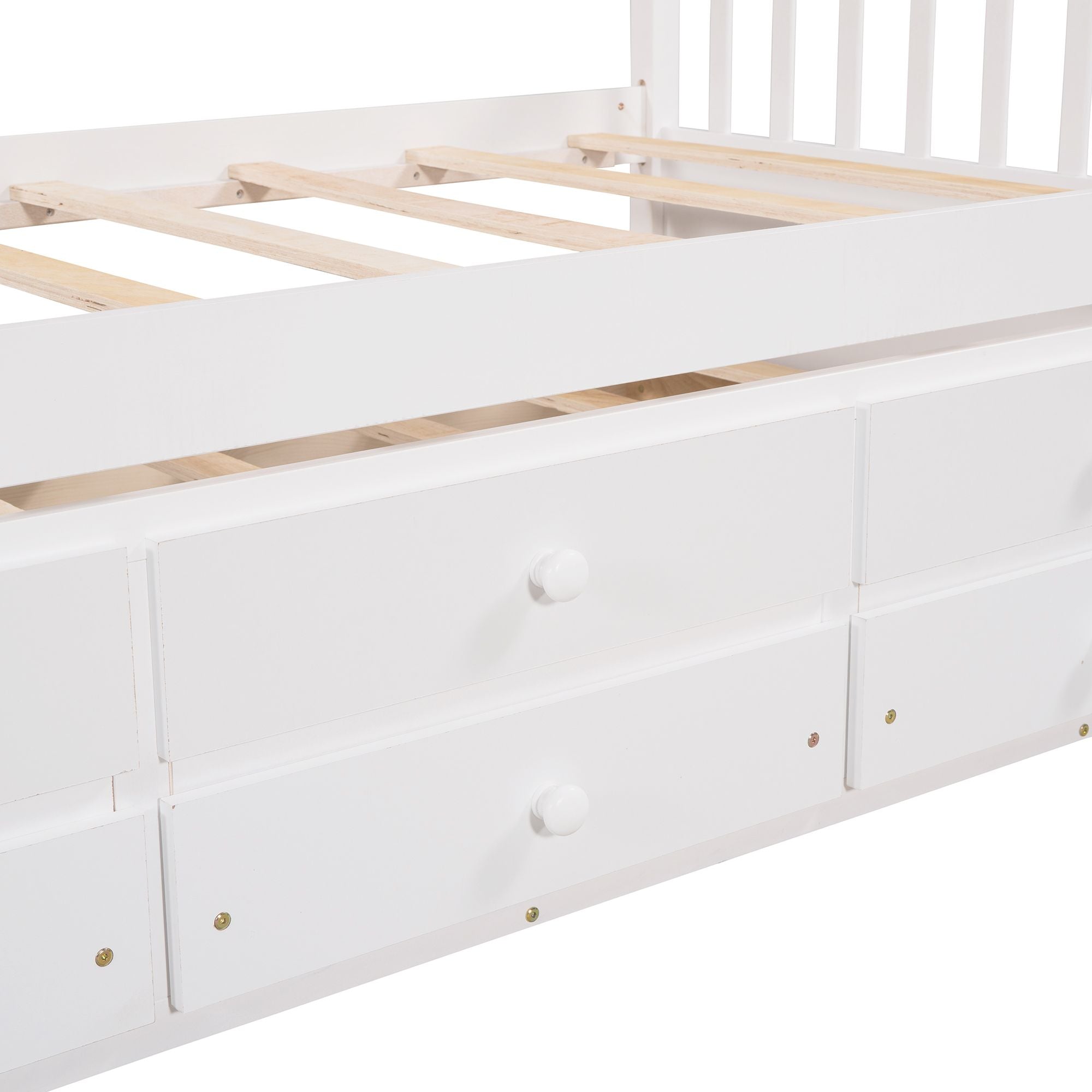 Daybed with Trundle and Drawers;  Twin Size