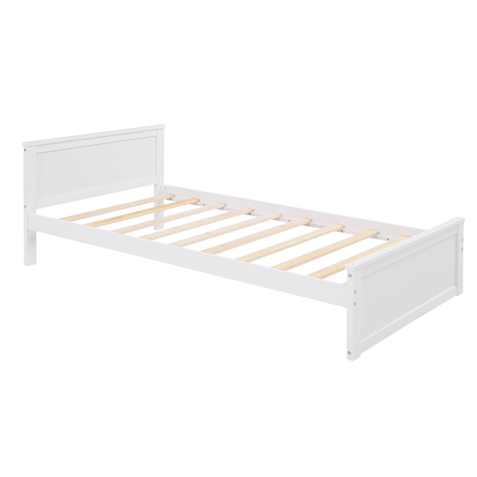 Twin size Loft Bed with a Stand-alone bed;  Shelves; Desk; and Wardrobe