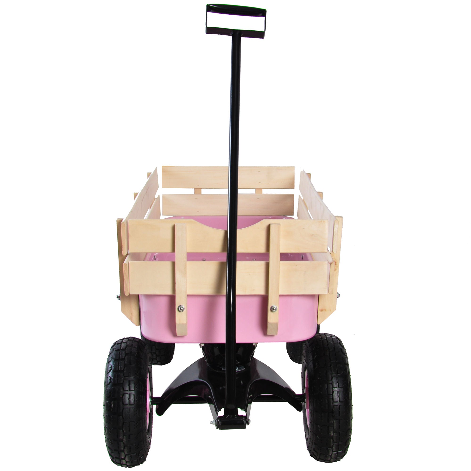 Adventure Wagon: All-Steel, Air-Tire, Wooden-Sided Fun for Kids and Yard Work!