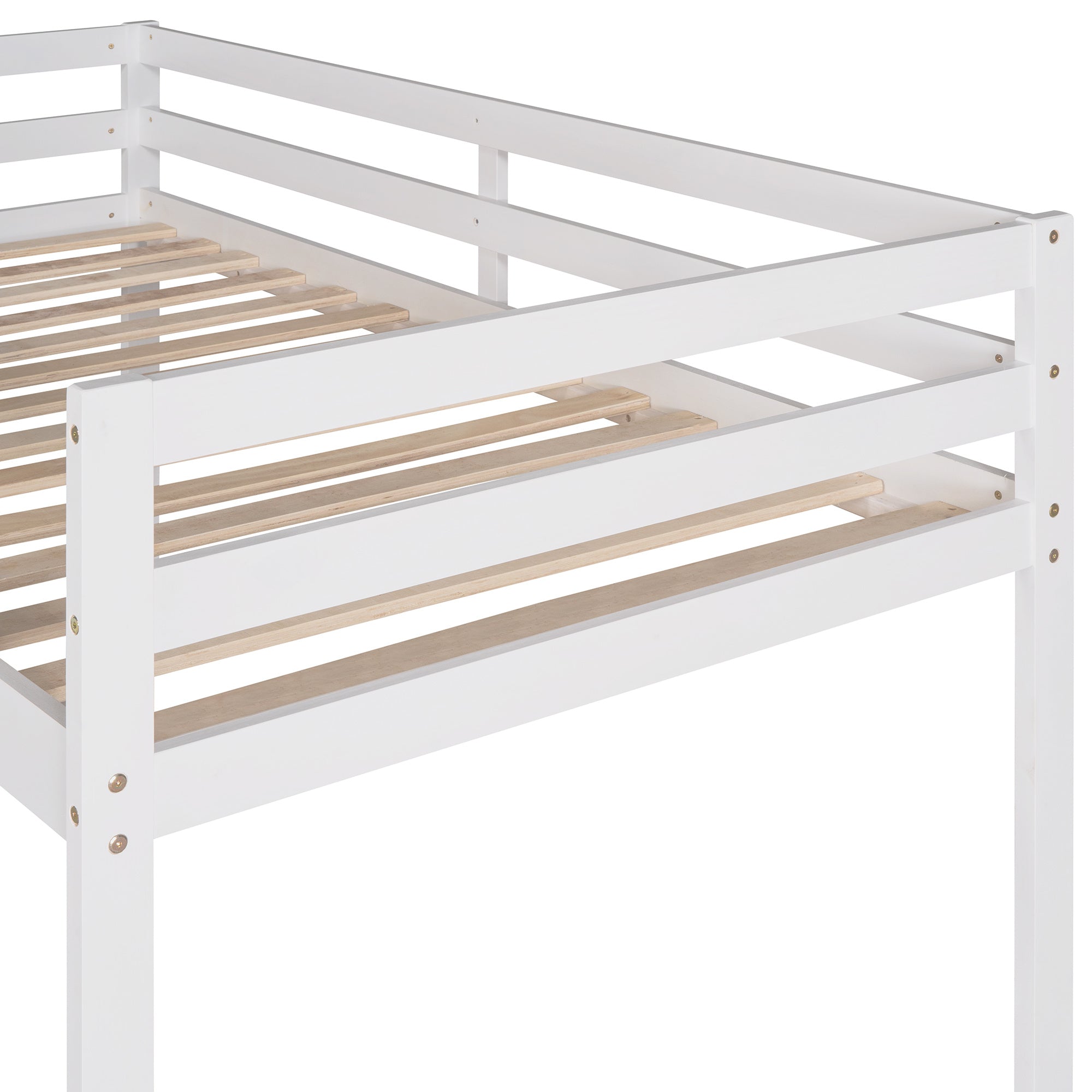 Loft Bed with Slide;  Multifunctional Design;  Twin