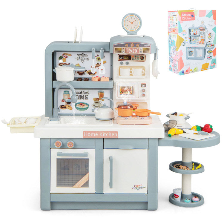 Spark Creativity with Our Kids Play Kitchen Toy - Stove, Sink, and Oven with Vibrant Lights and Sounds