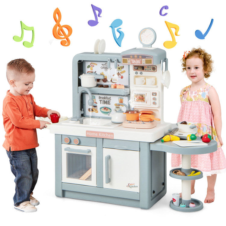 Spark Creativity with Our Kids Play Kitchen Toy - Stove, Sink, and Oven with Vibrant Lights and Sounds