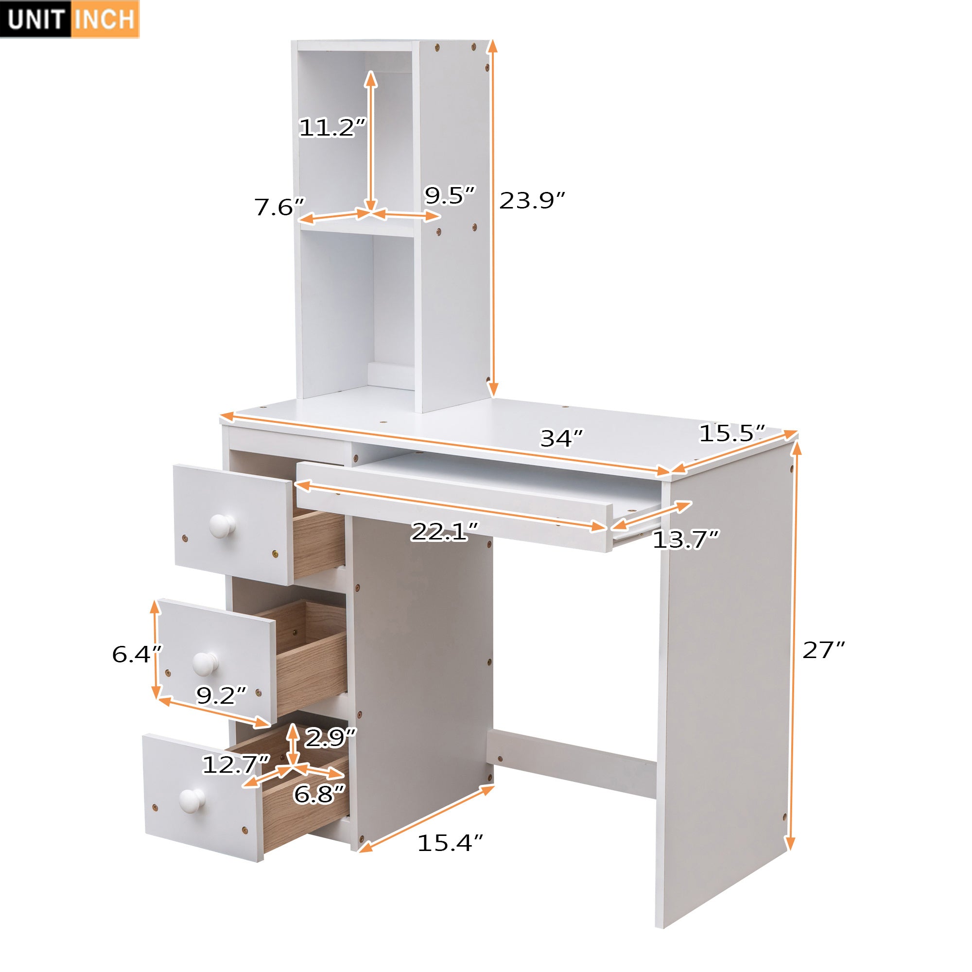 Twin Size Loft Bed with a Stand-alone Bed;  Storage Staircase;  Desk;  Shelves and Drawers