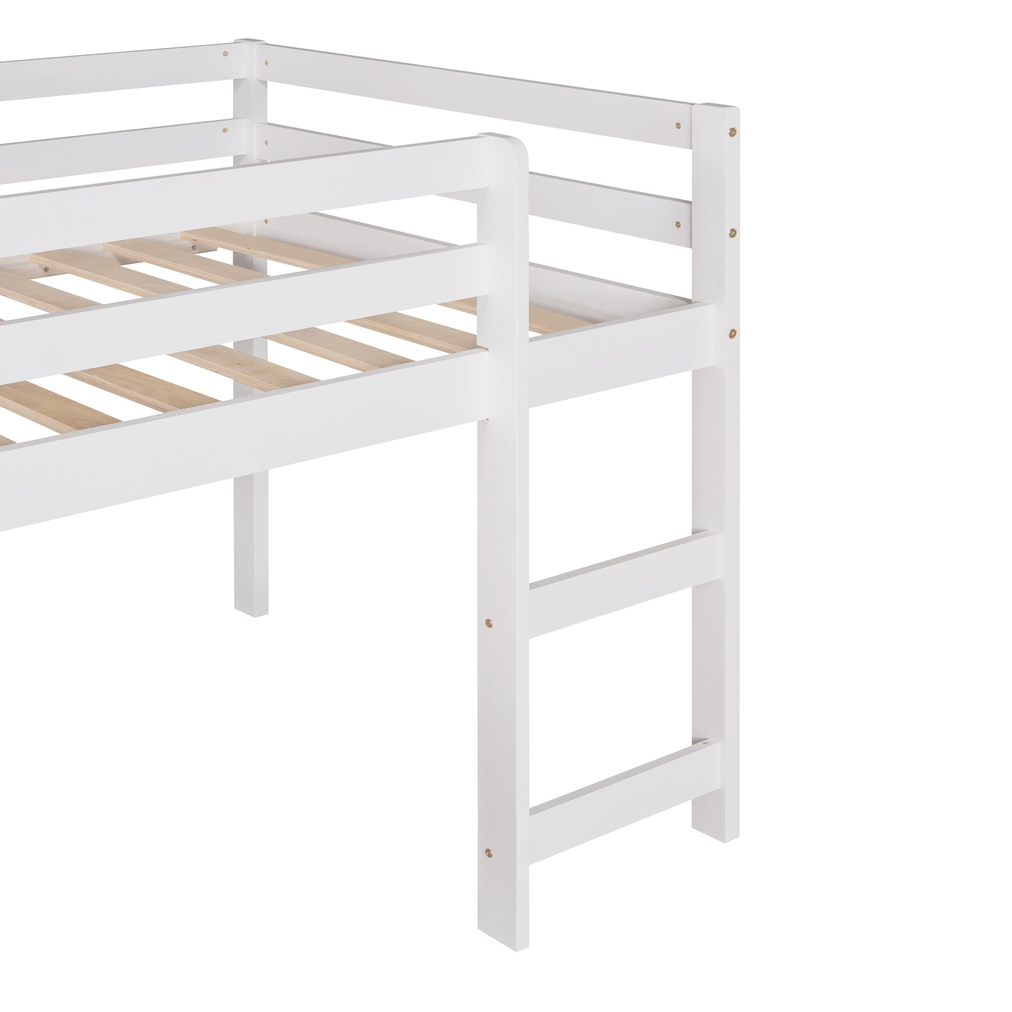 Loft Bed with Slide;  Multifunctional Design;  Twin